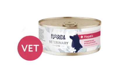 Florida vet Hepatic, консервы для взрослых собак для поддержания функции печени