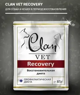CLAN VET RECOVERY Влажный корм для собак и кошек в период восстановления пауч