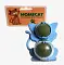 Homecat Игрушка для кошек шарики-лизуны Кот #2