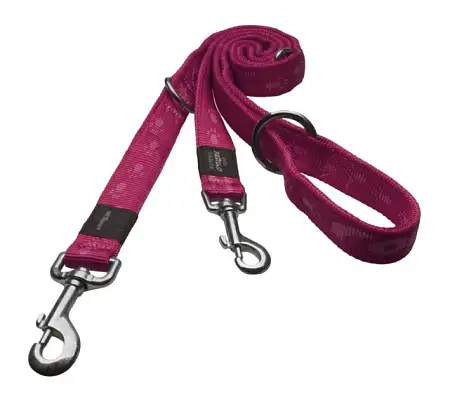 Купить rogz alpinist поводок-перестежка для собак, розовый