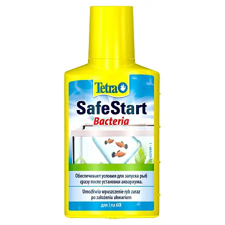 Купить tetra safe start бактериальная культура для запуска аквариума